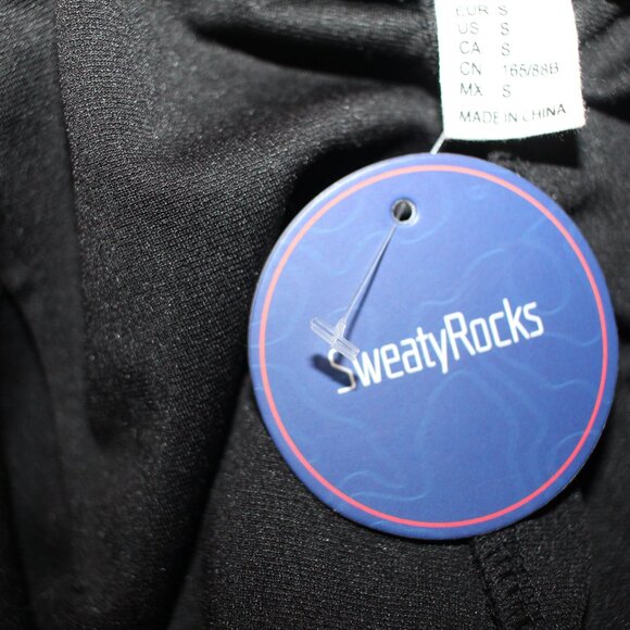 SweatRocks NWT EIghty's Style Black Sailor Pants SIze S - Picture 8 of 9